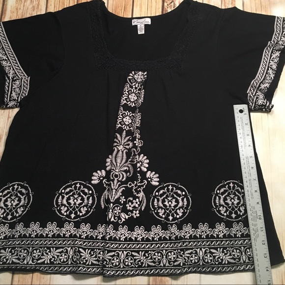 Kim Roger’s “Woman” Collection dressy blouse 1X - Picture 7 of 8